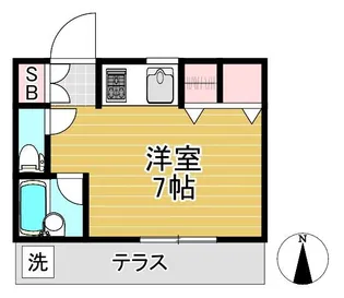 ジュネパレスヒロ【1階】の間取り