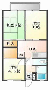 佐賀県佐賀市木原2【アパート】の間取り