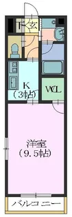 荒池シティーハウス【2階】の間取り