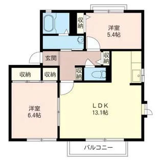 メゾン中央【2階】の間取り