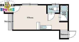 レジデンス愛宕【1階】の間取り