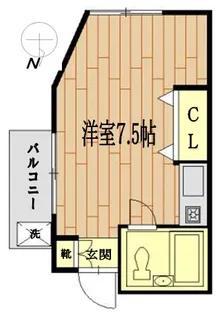 東京都練馬区旭丘2【アパート】の間取り