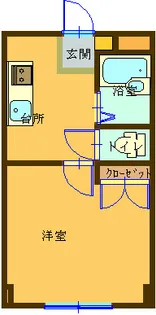 Kコート横路【1階】の間取り