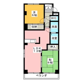 M-COURT11【2階】の間取り