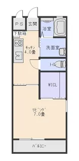 風のウミネコハウス【1階】の間取り