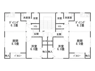 ビレッヂプラザ5【1階】の間取り