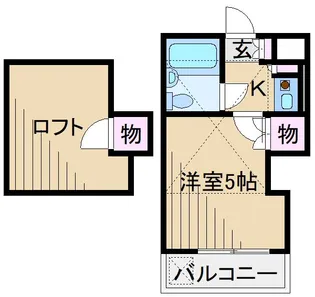 神奈川県横浜市鶴見区駒岡5【マンション】の間取り