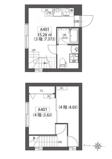 Orgo Vita 凛の間取り