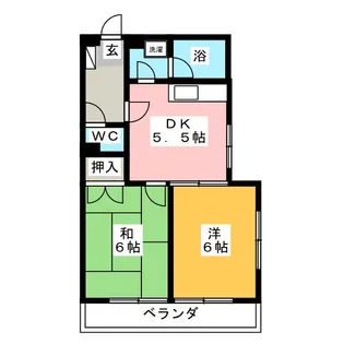 ヒルズ東寺尾【3階】の間取り