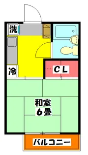 つるドミトリー【1階】の間取り
