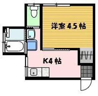 ファボリート西小島【2階】の間取り