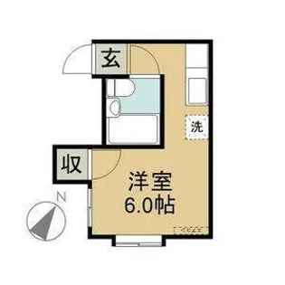 アップルハウス【1階】の間取り