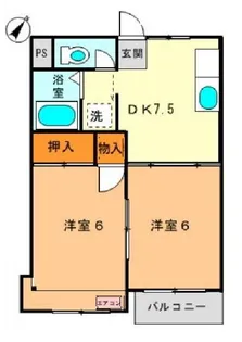 STコーポ【1階】の間取り