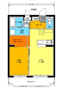 ユーミー大森II【2階】の間取り