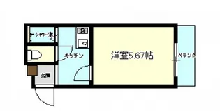 ハイネ長束NO,1【3階】の間取り