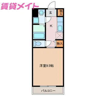 幸マンション【1階】の間取り