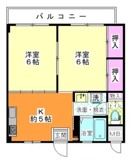 ルーミー寿【2階】の間取り