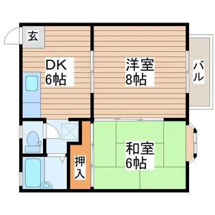 メゾン・シャルマン【2階】の間取り