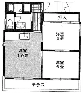 レジデンス館出【2階】の間取り