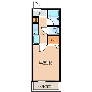 セントレー彦三【2階】の間取り