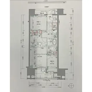 レ・ジェイド上通 1002号【10階】の間取り