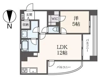 エスティメゾン笹塚【2階】の間取り
