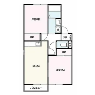 コスモエステート【1階】の間取り