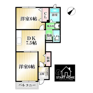 アルドーレA【1階】の間取り