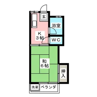 コーポ黒沢台3【2階】の間取り