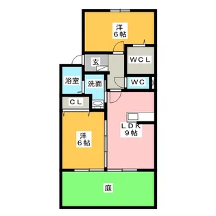 フォーリーブス【1階】の間取り