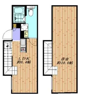 Flat K KASUYAの間取り
