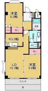 愛知県名古屋市緑区亀が洞1【マンション】の間取り
