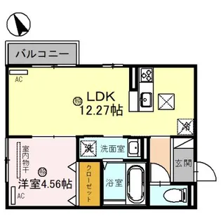 滋賀県彦根市川瀬馬場町【アパート】の間取り