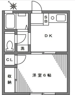 シティーホームズ1【2階】の間取り