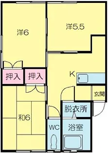 アネックスII【1階】の間取り