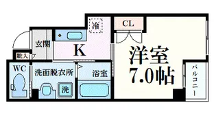 サンモールコート九条【3階】の間取り