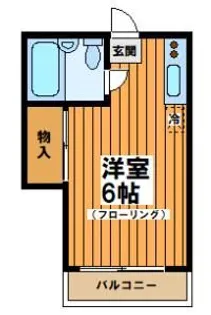 小倉ハイツ【2階】の間取り