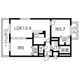 パナス柏木【4階】の間取り