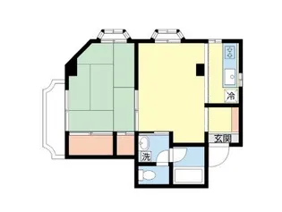 コーポラス石原【3階】の間取り
