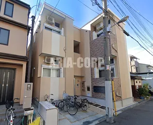 大阪府大阪市東住吉区東田辺3【アパート】の外観