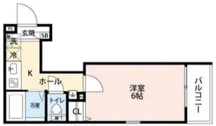 グランクオール東日暮里【2階】の間取り