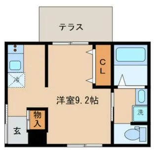 ブランミューザ【1階】の間取り