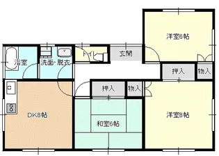 群馬県高崎市井野町【一戸建】の間取り