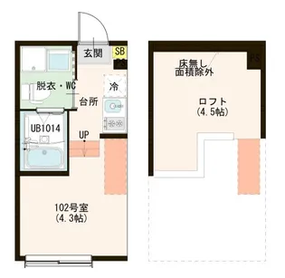 ハーモニーテラス東四つ木VII【1階】の間取り