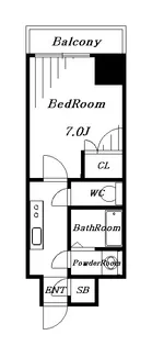 シェルブラン千葉駅前【5階】の間取り