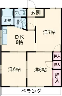 カーサラポールI【1階】の間取り
