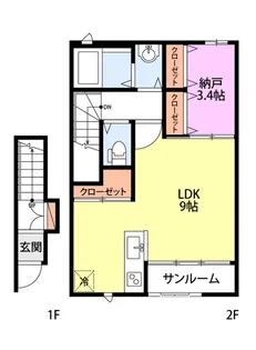 グランメゾン近江【2階】の間取り