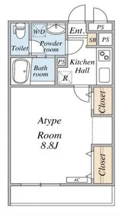 リブリ・西小岩【2階】の間取り