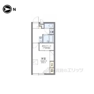 レオパレスグランシャリオ【2階】の間取り