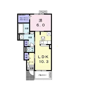 アルバAB【1階】の間取り